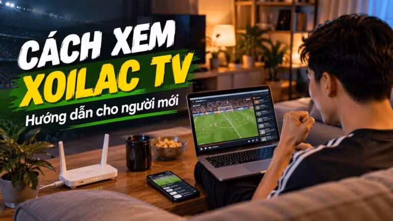 Hướng dẫn cách xem Xoilac TV dễ hình dung nhất